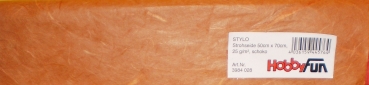 Strohseide  - 50 x 70 cm - schoko
